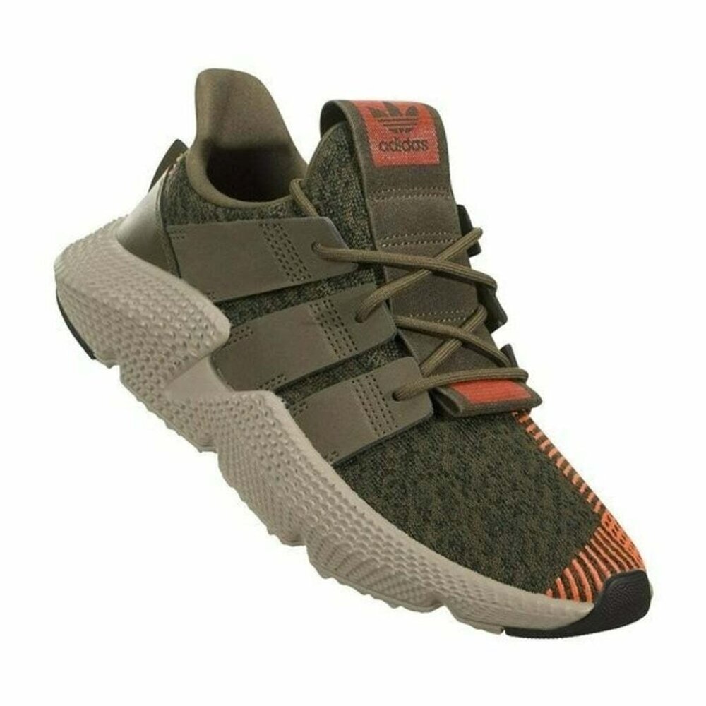* NEW Adidas Originals Prophere Trace Olive Army Green and Orange Size 6 /38 2/3